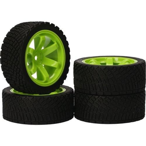 AUSTAR 8006+704 4PCS RC Tires 65*25MM Rubber Tires for 1/10 Racing Car for HSP94123 LC PTG-2