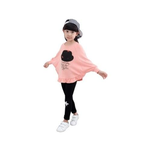 Childrens wear childrens girls autumn suit 2019 new Korean version of the tide suit two-piece k1