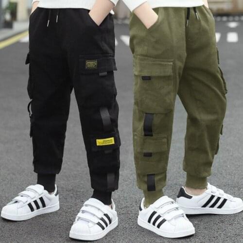 Children Pants Boys Casual Pants Kids Clothing Cotton Boys Long Trousers Kids Boys Clothing Sport Girls Pants Spring 3-14years