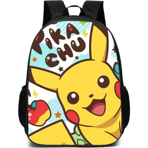 Children Cute Cartoon Backpack 16 inch Primary School Bag For Boys Girls Cartoon Kids Grades 1-3 Mochila Escolar