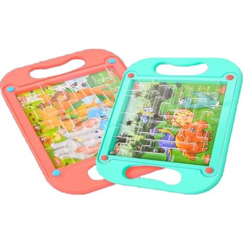 Childrens Balanced Ball Handheld Game Track Labyrinth Plate Walking Bead Puzzle Focus Training Kindergarten