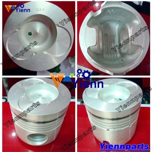 For HINO EF750 Piston 13216-1860 L 13226-1170 R With Pin And Clips For HINO P-FR630 P-SH631AA Truck EF750 Diesel Repair Parts
