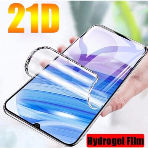 21D Silicone Hydrogel Film for Huawei P40 P30 P20 Pro Protective Full Screen Protector on Huawei P40 P30 P20 Lite Film Not Glass