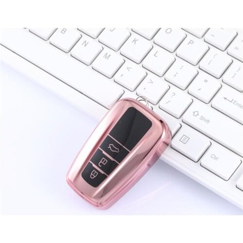 Funny New Soft TPU Car Smart Remote Key Case For Toyota Camry CHR Prius Corolla RAV4 Prado 2017 2018 Full Cover Auto Accessories