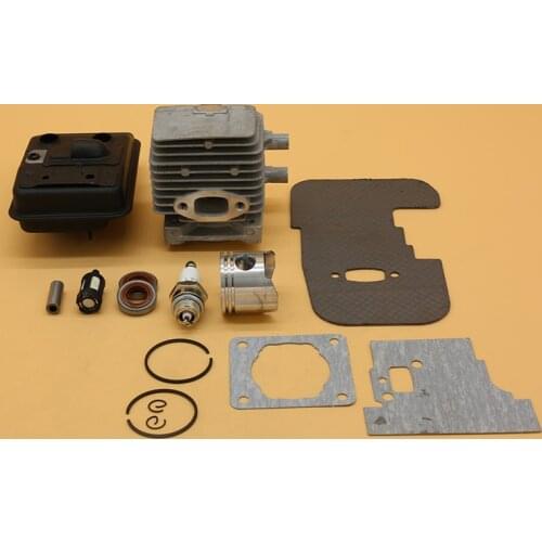 34MM Cylinder Piston Exhaust Muffler Gasket Kit for Stihl FS75 FS80 FS85 Trimmer 4137-140-0603 Oil Seal Garden ChainsawParts