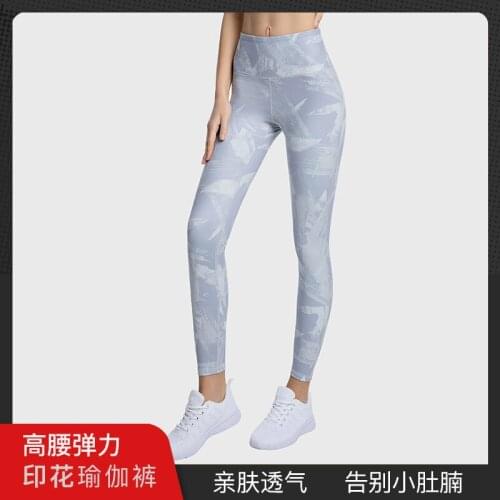 Leggings Women Fitness Yoga Spring Summer High Waist Womens Bodybuilding Running Sports Print Pants Pantalones De Mujer Leggins