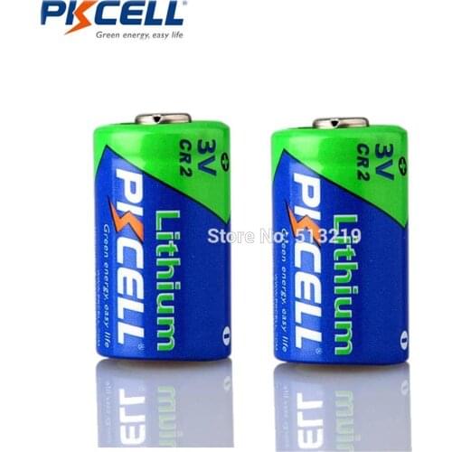 2PCS*PKCELL 850mAh CR2 15270 CR15H270 3V Lithium Battery