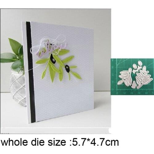 Craft metal cutting dies cut die mold Leafy Branch Strip Decoration Scrapbook paper craft knife mould blade punch stencils dies