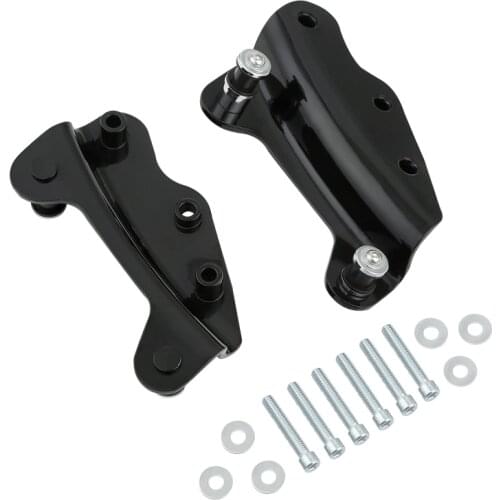 Motorcycle 4 Point Docking Hardware Kit For Harley Touring Models FLHR FLHX 2009-2013 2012 Chrome Black