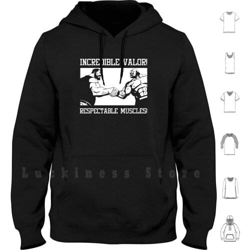 Incredible Valor! Respectable Muscles! Fullmetal Alchemist Hoodies Long Sleeve Fullmetal Alchemist Meme Funny
