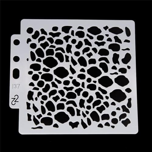 Pre-drawing Irregular Hollow Out Templates Layering Stencils Painting Coloring DIY Scrapbook Album Embossing Decorative Template