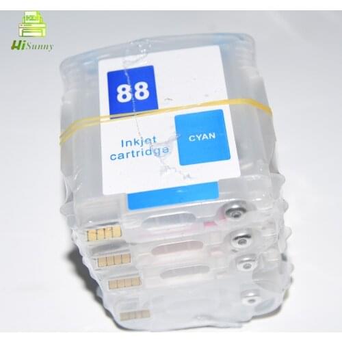 For HP88 For HP Pro K5300 K5400 K8600 L7380 L7500 L7580 L7590 L7680 L7780 K550 Empty Refilled Ink Cartridge with Permanent Chips