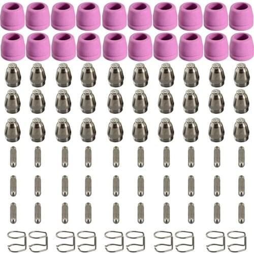 WELD SG-55 AG-60 WSD-60 Plasma Cutter, Torch Set, Tips: 40/50/60 A, 90 Pieces