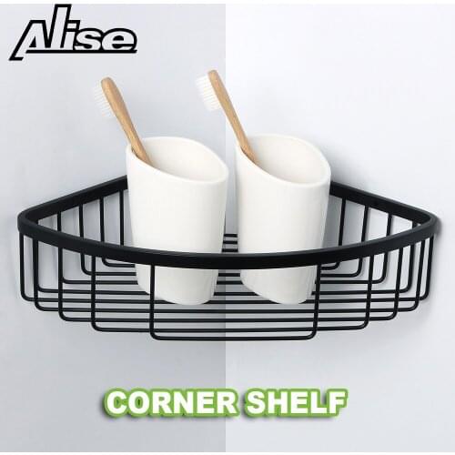 Bathroom kitchen Corner Storage Frame Shower Shelf Shampoo Storage Rack Holder Hanging Basket Wall Mounted bathroom accessories