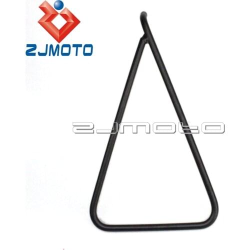 Universal MX Dirt Bike Off Road Steel Triangle Axle Stand Kickstand For Yamaha Kawasaki Honda Suzuki Side Stand