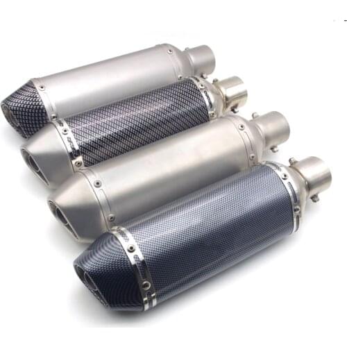 Universal motorcycle exhaust Pipe Escape moto muffler DB killer FOR suzuki sv650 cb125r pcx125 bmw r1150r fz6n z800 cb400 Hodna