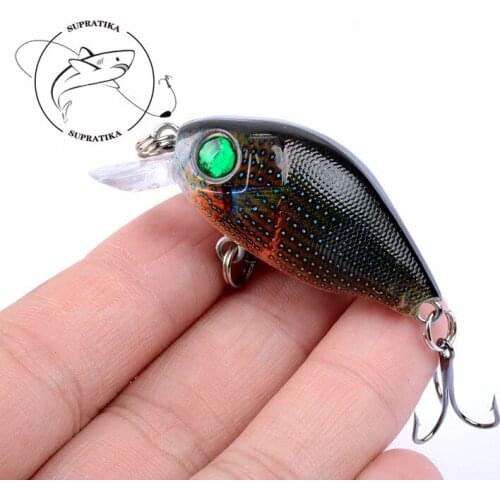 1Pcs Crankbait Fishing Wobblers 5.5cm/7g Artificial Crank Bait Bass Fishing Lure Pike Trolling Pesca Carp Fishing Tackle