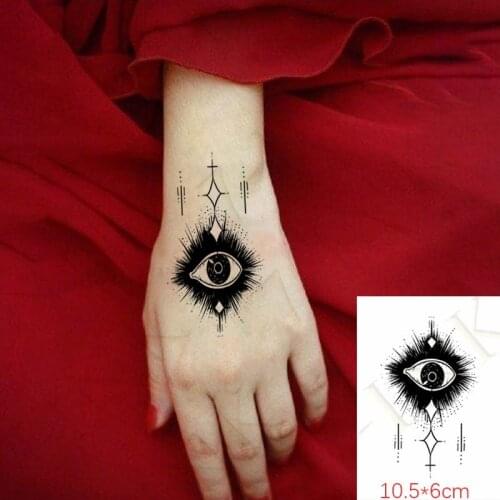 Waterproof Temporary Tattoo Sticker Eye Eyebrow Scorpion Bird Totem Flash Tatoo Fake Tatto Arm Leg Wrist Foot Hand For Men Women