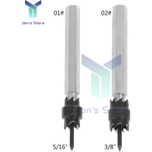 Grinding Spot Weld Cutter Set 3/8 5/16 Inch Double Sided Rotary Spot Weld Remover Hex Handle Drill Bit For Power Drill Spot Weld