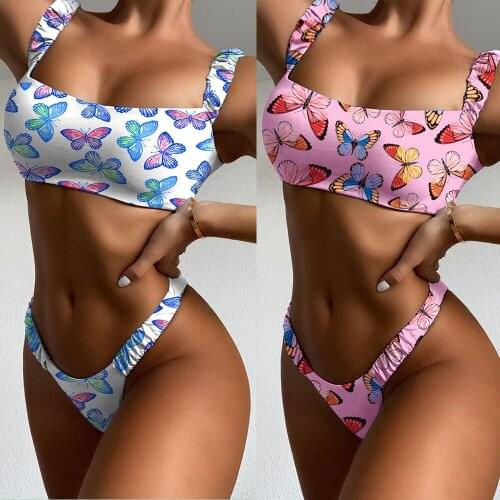 Women Bandeau Bandage Bikini Set Push-Up Brazilian Swimwear 2021 Bathing Suit Femme Summer Bikinis Beachwear Swimsuit