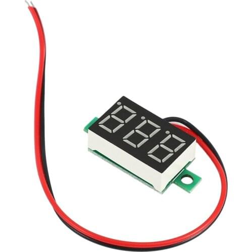 0.36inch Digital DC 3-30V Car Voltmeter Gauge Voltage Volt LED Panel Meter 2 Wire