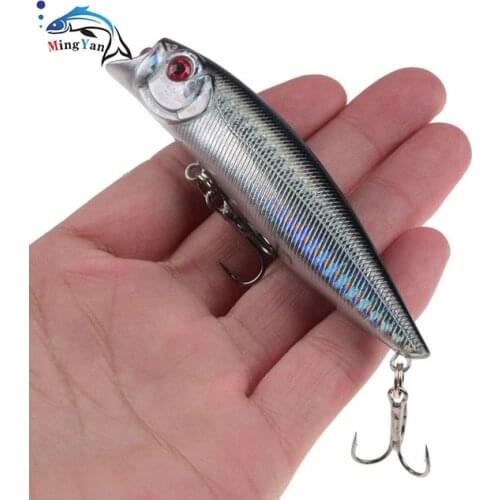 1pcs 9CM/11.5G Wobblers Floating Fishing Popper Lure Isca Artificial Hard Bait Minnow Lure Pesca Fishing Crankbait Tackle