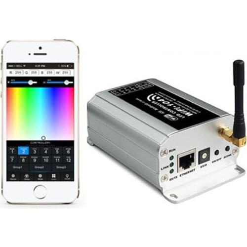 1X New design WiFi LED controller for RGB, CCT and dimmer 3 in 1 used Android or IOS system free shipping