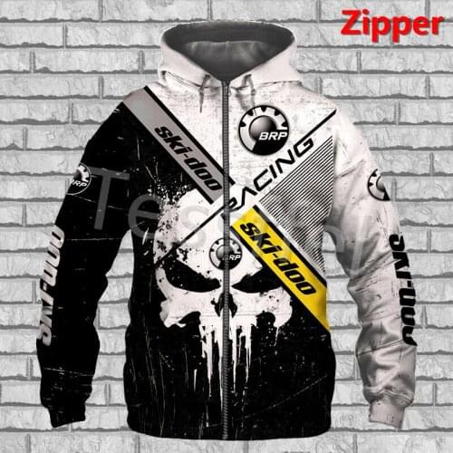 2021 Unisex Casual Hip-hop Sportswear Sty 3d Printing New Fashion Mens Hoodie Personality Zipper Jacket Motorcycle