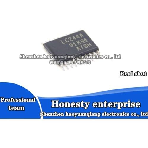 5PCS Original and genuine SMD SN74LVC244APWR screen printed LC244A TSSOP-20 logic chip