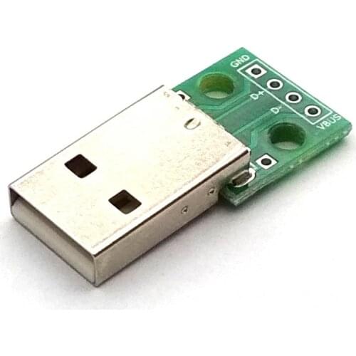 USB To DIP Adapter Converter 4 Pin For 2.54mm PCB Board Power Supply Diy Kit Electronic PCB Board Module