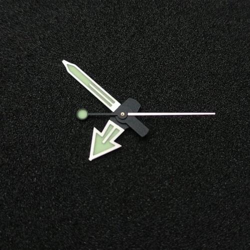 Diver Watch Accessories Modified Pointer Steel Color Luminous Pointer Suitable For SKX007/SRP777/NH35A/NH36A/4R35/4R36 Movement