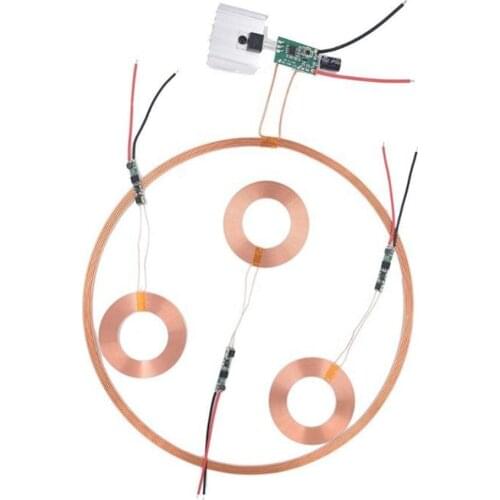 Taidacent 200mm 5V Lamp Wireless Charger 24V Magnet Wireless Battery Charger Kit Multiple Wireless Charger Receiver Module