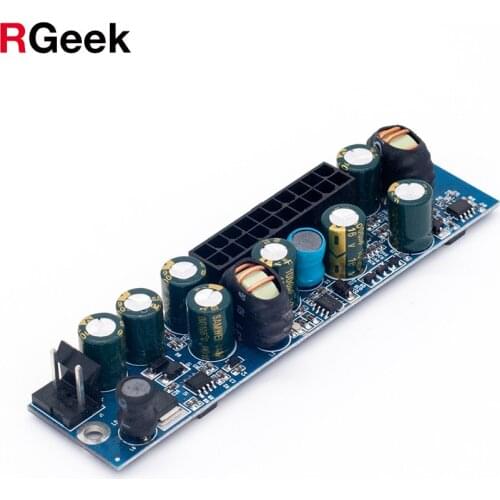 RGEEK 120W DC ATX PSU 12V Peak Pico ATX Switch PSU 24pin Realan 1007 MINI ITX DC to Car ATX PC Power Supply For Mini itx Case