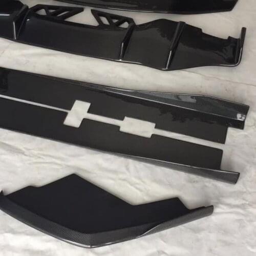 For Lamborghini Huracan LP610-4 LP580 Front Bumper Lip Side Skirts Diffuser Spoiler GT Wing DM style
