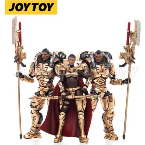 JOYTOY 1/18 3.75inch Action Figure (3PCS/SET) Saluk- Golden Legion Anime Collection Model Toy For Gift Free Shipping