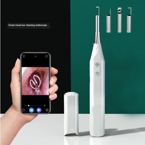 200X Smart Visual Ear Picking Spoon Acne Acne Cleaning Magnifier Luminous Electronic WIFI Microscope Endoscope