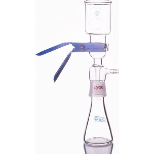 Sand core filter 250ml,Solvent filter,All-glass microporous membrane filter,Mobile phase filter