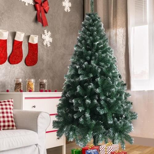 6ft Artificial Christmas Tree Xmas Pine Tree for Indoor Outdoor Holiday Home Decorations with 650 Branch Tips