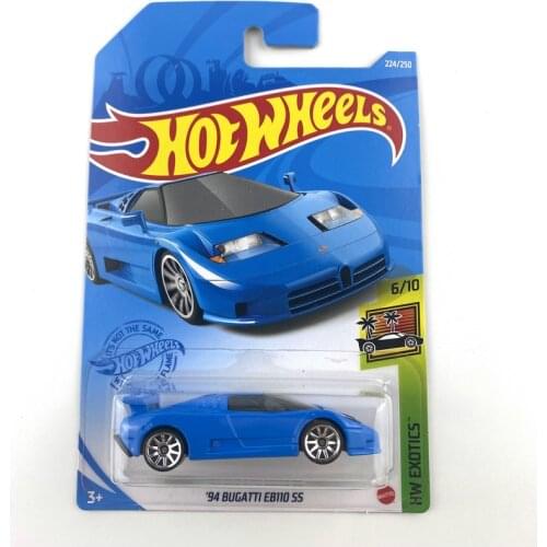 2021-224 Hot Wheels Cars 94 BUGATTI EB110 SS 1/64 Metal Diecast Model Collection Toy Vehicles