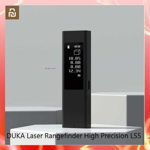Mijia DUKA Laser Rangefinder High Precision LS5 Touch Screen Version Minimum Interaction Docking Station 40m High Precision