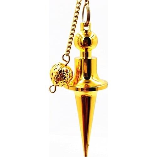 Copper Pendants Pendule Ddivination Energy Therap Pendulo Radiestesia Healing Pendulum for Dowsing