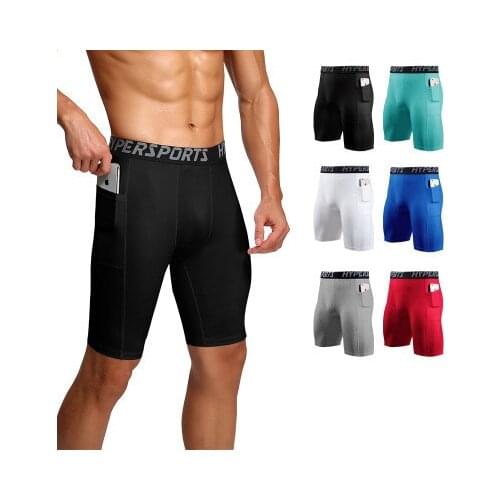 2020 Men Quick Dry Short Running Leggings Mens Compression Running Tights Gym Fitness Sport Shorts Leggings Male Panties