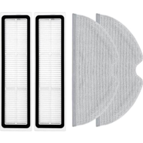 Hepa Filter Mop Rag Pad Replacement Kit For Xiaomi Dreame Bot L10 Pro Model Name: RLS5L Robotic Vacuum Cleaner Parts