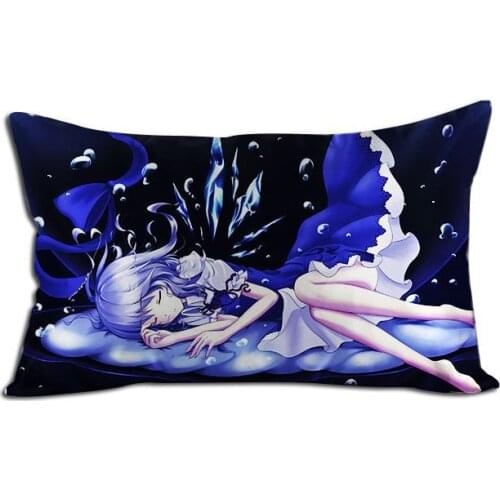 Hobby Express Cirno - Touhou Project Anime Waifu Dakimakura Rectangle 40x70cm Pillow Cover GZF33