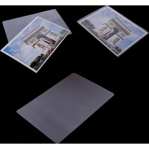 2021 New 100Pcs 4"x6" Laminate Film Thermal Laminating Pouch Glossy Protect Photo Paper