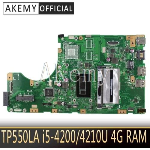 New SAMXINNO TP550LA mainboard For ASUS TP550LA TP550LJ TP550LD TP550LN motherboard 100% Tested OK i5-4200/4210U 4G RAM GM