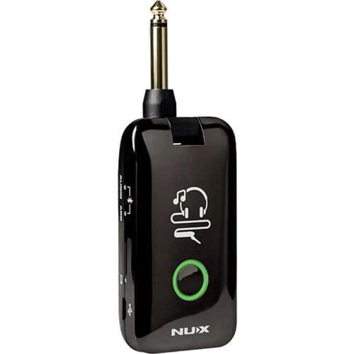 Nux Mighty Plug MP-2 Portable Rechargeable Guitar Bass Amplifier Mini Headphone Amp with 13 Amplifier Models 20 IR 19 Effects