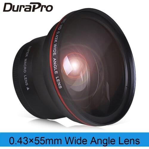 55mm 0.43x Professional HD Wide Angle Lens (w/Macro Portion) for Sony Alpha SLT-A99V, A99II, A99, A77II, A77, A68, A58 A57 A65