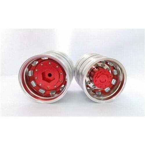 RC 1/14 Tractor Model Upgraded Rear Wheel Hub B for 3 Axle Truck DIY Tamiya Car TH01359-SMT4
