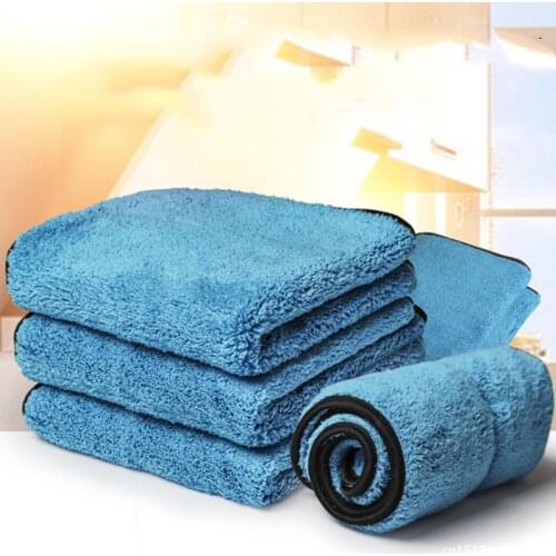 40X40CM Microfiber Absorbent Car Wash Towels Polishing Cloth Glass Kitchen Cleaning Thickened car Detailing Coral Fleece Towel